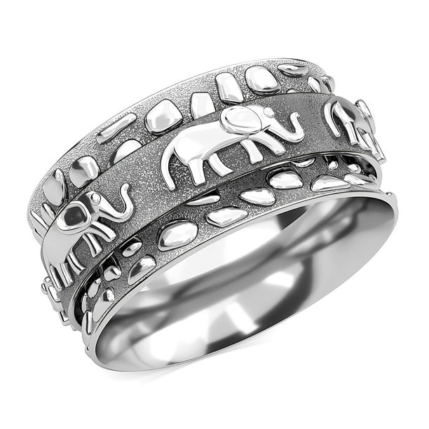 Family ring Organic ring Sterling silver ring Silver Spinner ring spinner band Statement ring Infinity Meditation ring Silver jewelry